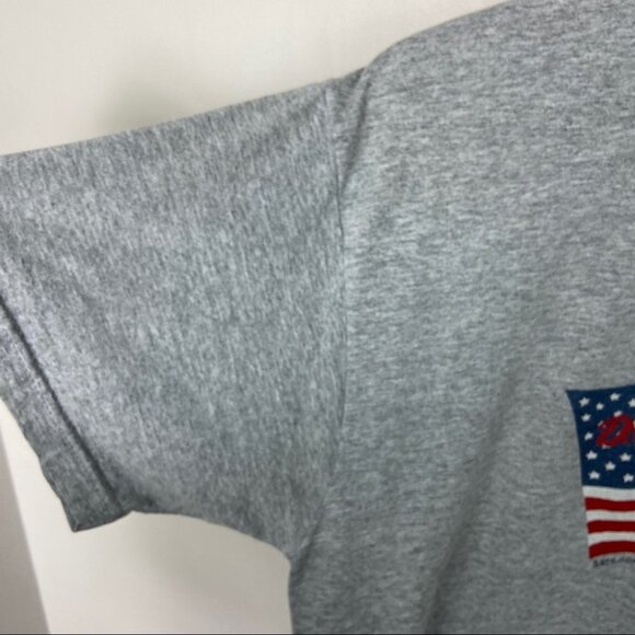 Vintage DARE American Flag Short Sleeve Tee Fruit of the Loom Size Large T-Shirt - Picture 6 of 12